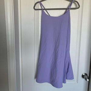 Lavender Halara dress with shorts